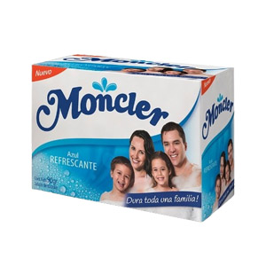JABON TOCADOR MONCLER AZUL 90G