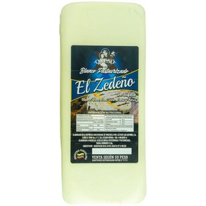 QUESO BLANCO PASTEURIZADO DE BUFALA EL ZEDEÑO P/K