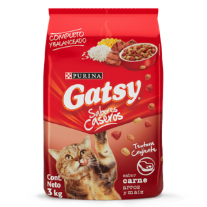 GATSY CARNE ARROZ Y MAIZ 3KG