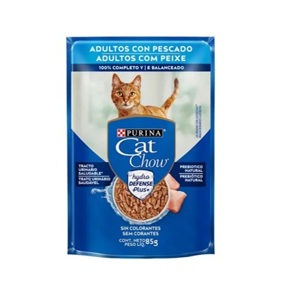 CAT CHOW ADULTOS CON PESCADO 85GR