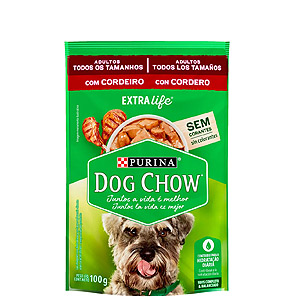 DOG CHOW ADULTO TDTM CON CORDERO 100G