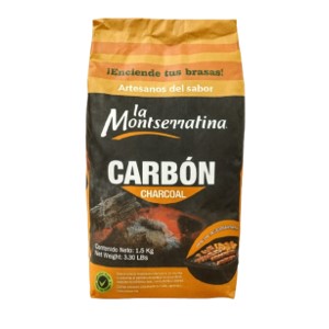 CARBON VEGETAL LA MONTSERRATINA 1.5KG