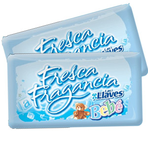 LAS LLAVES JABON EN PANELA FRESCA FRAGANCIA BEBE 160G
